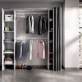 Offener Anpassbarer Kleiderschrank Doppel Suit Weiß 179 x 205 x 50 cm