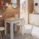 Tavolo da cucina quadrato Livre chiuso