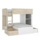 Déplacer un lit superposé transformable en lit de train | fanmuebles