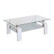 Mesa de centro auxiliar branca Kendra.