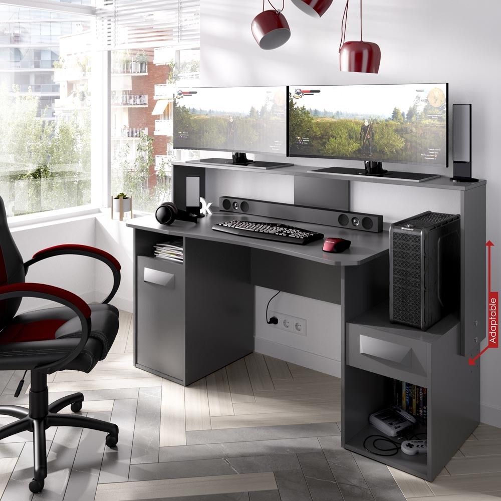 Bureau de jeu Fosk en graphite