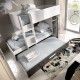 Letto a castello Tom 03K4524364 aperto