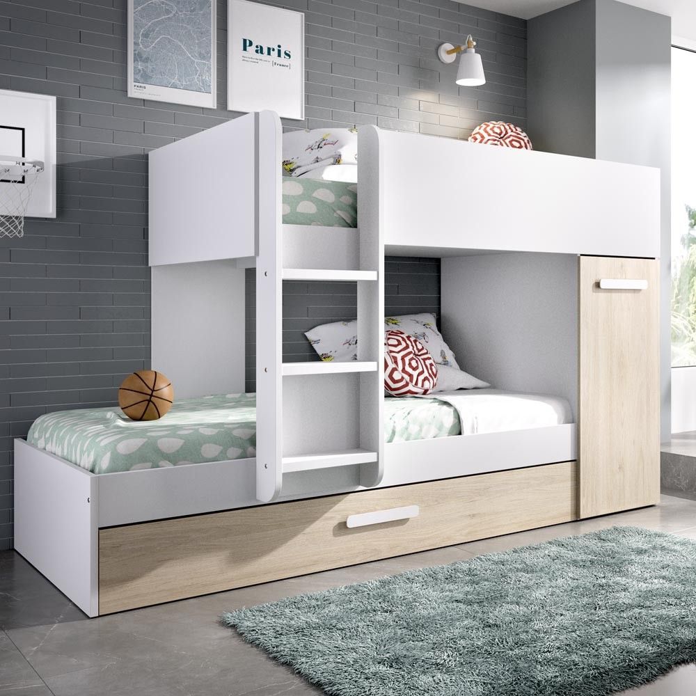 Letto a castello Tom 03K4524386 Bianco ambiente naturale