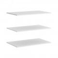 Pack prateleiras interior roupeiro Branco