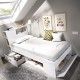 Letto a castello Lanka 03K46243 bianco aperto