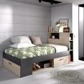 Letto compatto Lanka Naturale Grafite