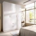 Armoire 3 Portes et 2 Tiroirs Maxi Blanc 150 x 215 x 52 cm