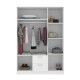 Maxi-Schrank weiß 03K14343 Innenraum