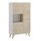 Vetrina alta Ness bianca naturale 03K5384386 (6)