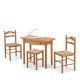 Mesa de cocina madera giratoria Koe 90x40 cm cerezo