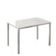 Mesa de cocina cristal blanco óptico Agata