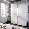 Roupeiro Portas de Correr Slide Branco 150x204 cm