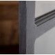 Vitrine en bois de manguier noir naturel 120 x 40 x 194 cm