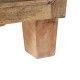 Vitrina a due porte in legno di mango naturale fanmuebles