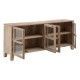Buffet Blanc en Bois de Mangue Effleuré 160 x 35 x 71 cm