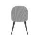 Silla comedor tapizada Almería con patas metálicas