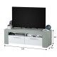Mueble para TV Ambit Cemento, medidas