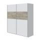 Armario 2 puertas correderas Oikos