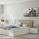 Cabecero de cama con dos mesitas Aikos | fanmuebles
