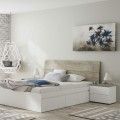 Testiera del letto con 2 comodini Aikos 256 x 96 x 34 cm
