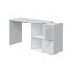 Mesa escritorio angular Blanca Adapta, multiposición