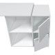 Mesa escritorio angular Blanca Adapta, multiposición