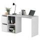 Mesa escritorio angular Blanca Adapta, multiposición