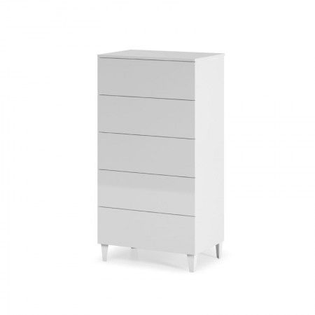 Sinfoniere 5 cassetti Loft bianco