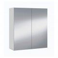 Miroir de salle de bain avec 2 portes 60 x 65 x 21 cm