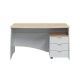 Mesa de oficina estil con tres cajones (4)