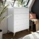 Cómoda 4 cajones Sweet Blanco Artik ambiente