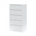 Sinfonier 5 cajones Blanco Artik 60 x 110 x 40 cm