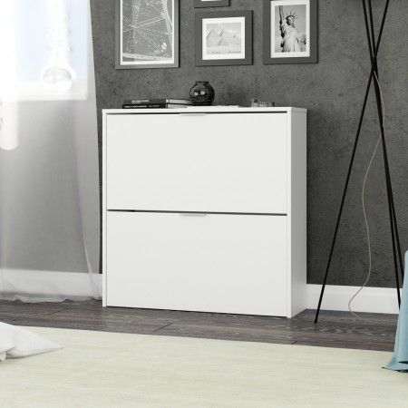 Zapatero blanco 2 puertas Maelys, ambiente