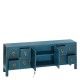 Mueble auxiliar bajo Oriente Azul | fanmuebles