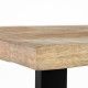 Tavolo da pranzo 160 cm in legno di mango e ferro | fanmuebles