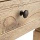Mesita de noche en madera estilo clásico 1 cajón Natural | fanmuebles