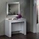 Mesa Consola Extensible 004580BO Blanco Brillo 