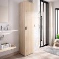 Mehrzweckschrank 1 Tür Fit - Natur 39 x 190 x 35 cm