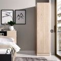 Armario 1 Puerta - Essen - Natural 41 x 184 x 52 cm