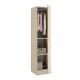 Armadio 40 cm Essen in rovere naturale aperto
