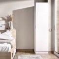 Roupeiro 1 Porta - Essen - Branco 41 x 184 x 52 cm