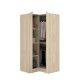 Eckschrank Essen Natur offen