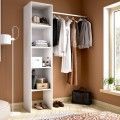Kit Closet 1 coluna 1 varão Suit Branco