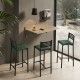Mesa Abatible Pared Ainhoa Roble Hercules