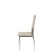 Silla de comedor tapizada Angela beige