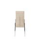 Silla de comedor tapizada Angela beige