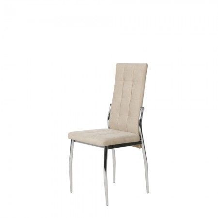 Silla de comedor tapizada Angela beige