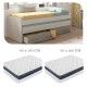 Lit gigogne Ares avec 2 matelas