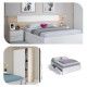 Schlafzimmer Alaya: Kopfteil mit Nachttischen, Schrank und Bett mit 4 Schubladen.