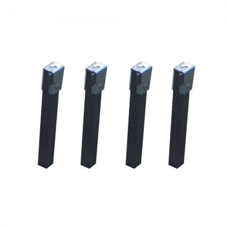 Set aus 4 Metallbeinen für Lattenrost.
